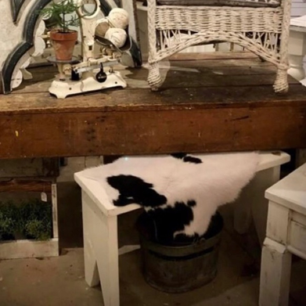Cowhide - genuine - home decor accent NWT